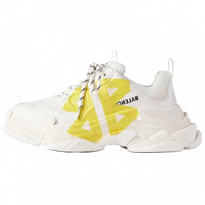 Balenciaga Triple S Tape Type Lace Up Sneakers