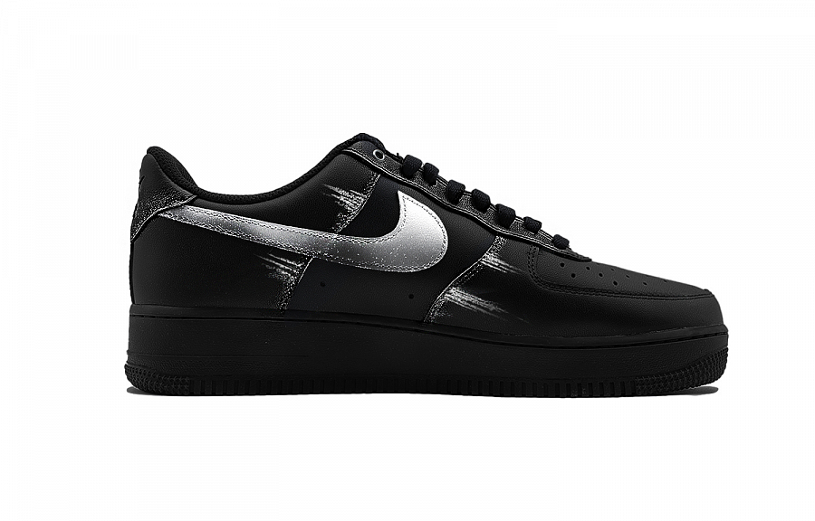 Nike Air Force 1 Skateboard Shoes Unisex Low top Black/Silver купить в интернет-магазине Yoocart с быстрой доставкой по России.