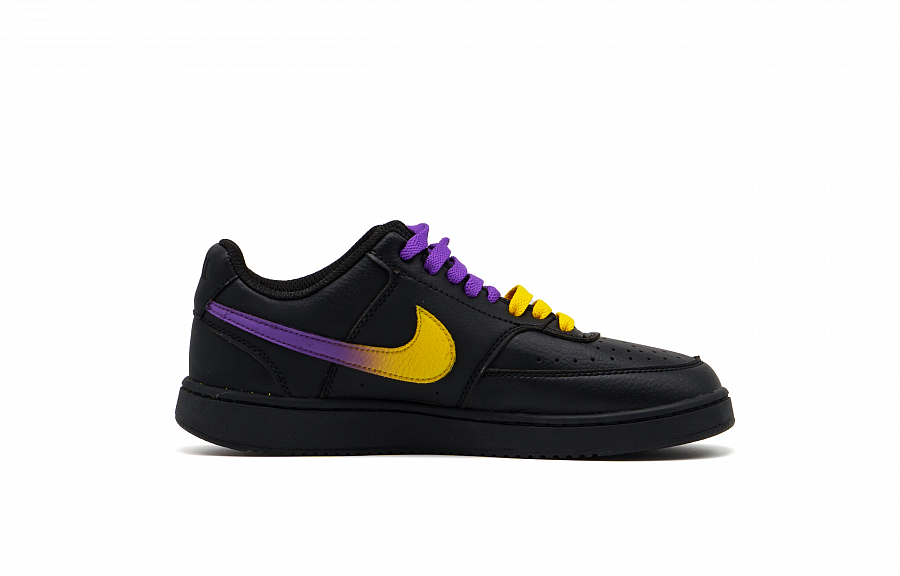 Nike Court Vision Abrasion Resistant Low top Skateboard Shoes Unisex Yellow Purple Black купить в интернет-магазине Yoocart с быстрой доставкой по России.