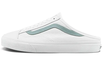 Vans Leather Style 36 Mule True Green Milieu