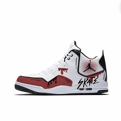 Jordan Courtside 23 Vintage Basketball Shoes Unisex Mid top Red