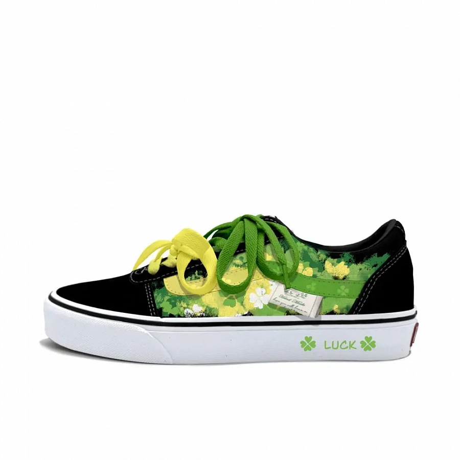 Vans Ward Abrasion Resistant Low Top Skateboard Shoes Men's Yellow Green купить в интернет-магазине Yoocart с быстрой доставкой по России.