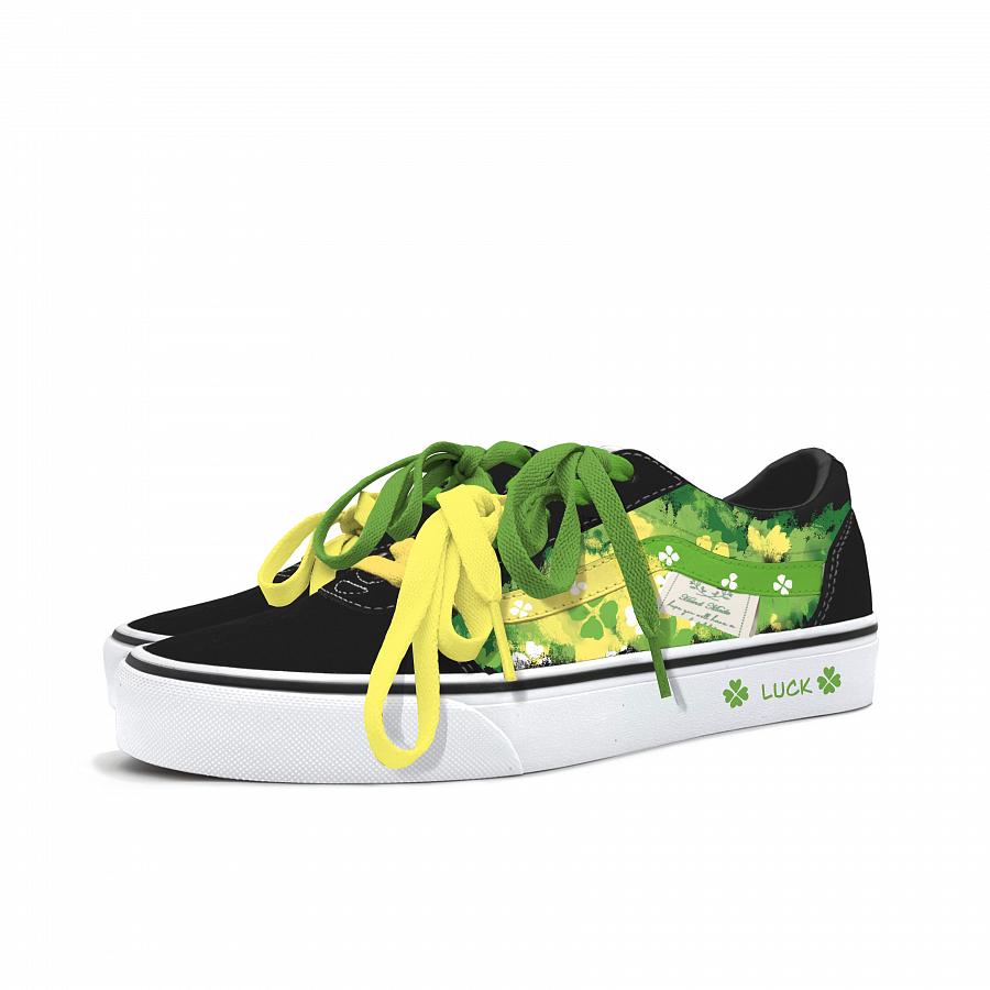 Vans Ward Abrasion Resistant Low Top Skateboard Shoes Men's Yellow Green купить в интернет-магазине Yoocart с быстрой доставкой по России.