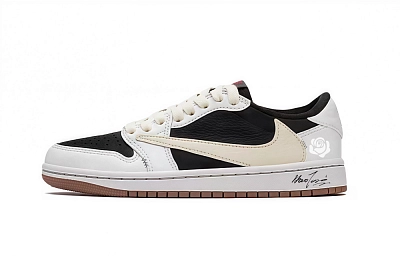 Jordan Air Jordan 1 Vintage Basketball Shoes Unisex Low top Black
