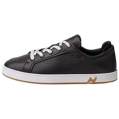 HERMES Low Top Skateboard Shoes Men's Black