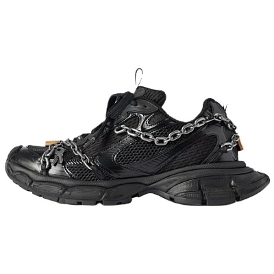 Balenciaga 3XL Low Top Chunky Sneakers Men's Black