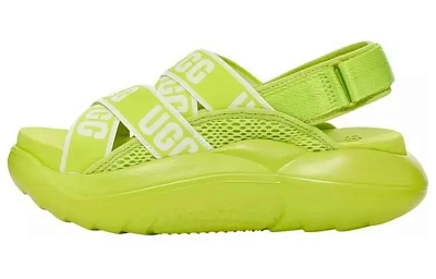 UGG LA Cloud Collection Beach Sandals Women's Green
