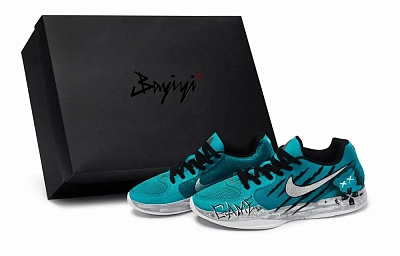 Nike Ja Morant 2 Basketball Shoes Men's Low top Black/Blue/Silver