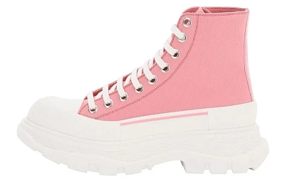 Alexander McQueen Short Martin Boot Women's Pink