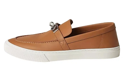 HERMES Game Stylish Skateboarding Shoes Men's Brown