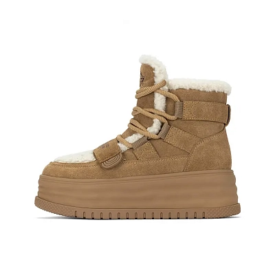 Dickies Insulated Fleece-Lined Shoe Warm Wear-Resistant Height Increasing Slip-Resistant Snow Boots Women's
