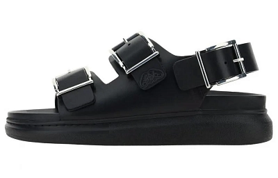 Alexander McQueen Double Buckled Sandals