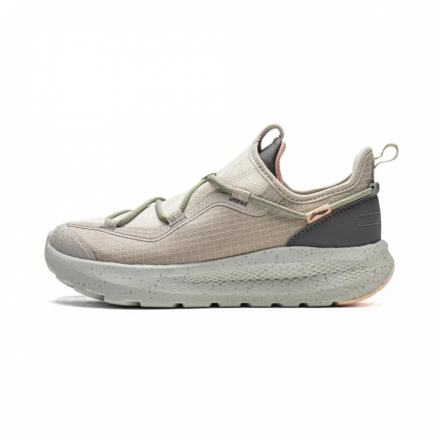 LiNing Yunyi Slip Resistant Abrasion Resistant Low top Casual Shoes Women's Dusty Gray Oat Gray купить в интернет-магазине Yoocart с быстрой доставкой по России.