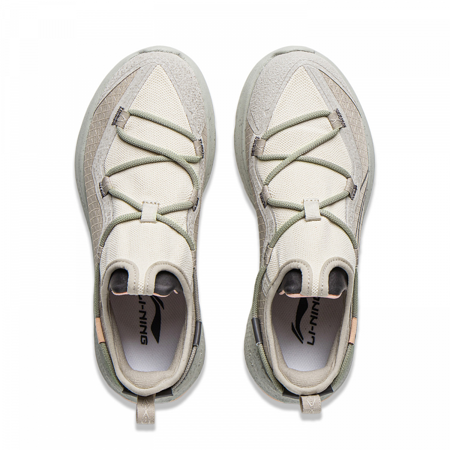 LiNing Yunyi Slip Resistant Abrasion Resistant Low top Casual Shoes Women's Dusty Gray Oat Gray купить в интернет-магазине Yoocart с быстрой доставкой по России.