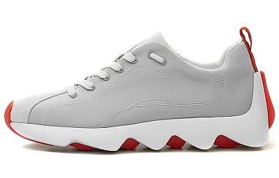HERMES Envol Low Top Running Shoes Women's Gray White