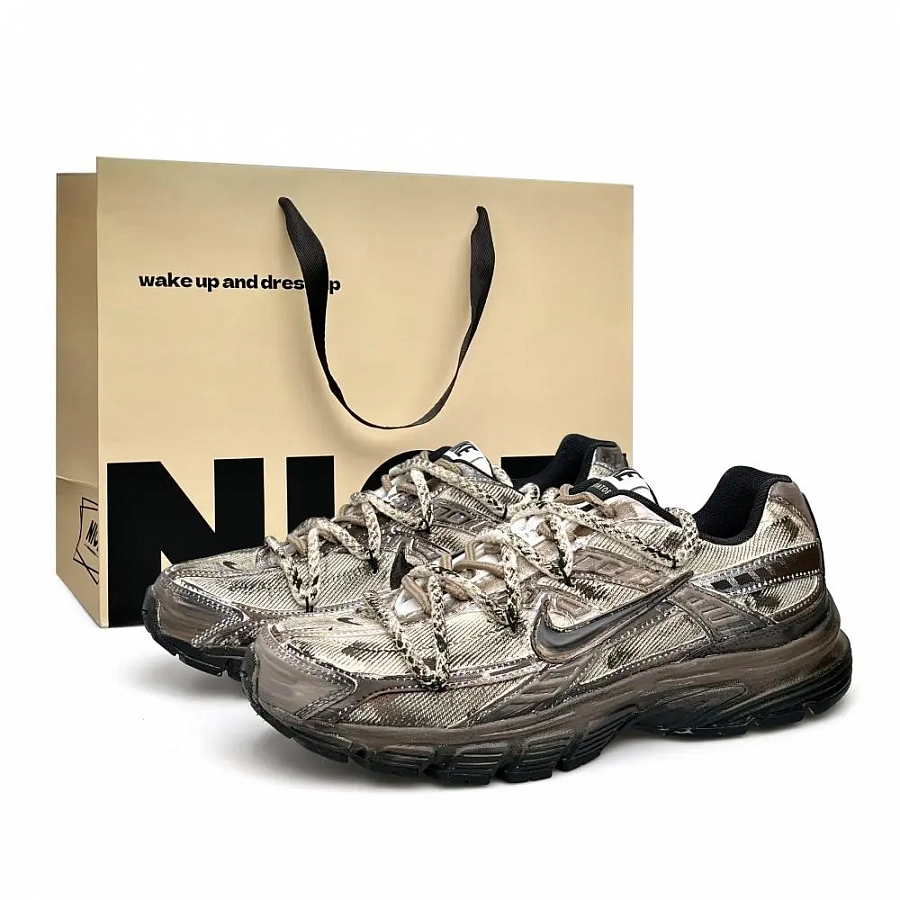 Nike Initiator Abrasion Resistant, Breathable, Lightweight Low top Casual Running Shoes Unisex Black Brown купить в интернет-магазине Yoocart с быстрой доставкой по России.