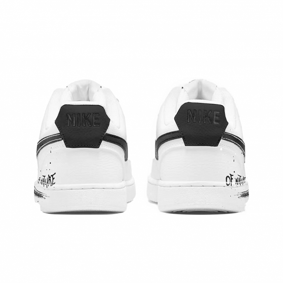 Nike Court Vision 1 Low Top Skateboard Shoes Men's Black White купить в интернет-магазине Yoocart с быстрой доставкой по России.