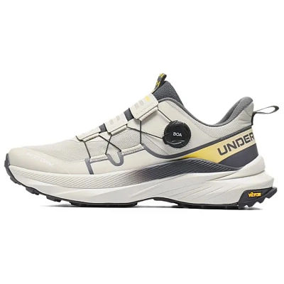 Under Armour City Outdoor Low Top Trail Running Shoes Unisex Yellow Gray