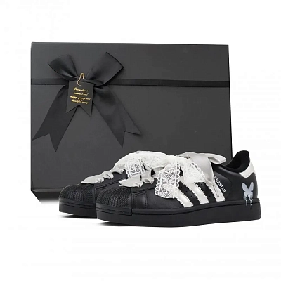 Adidas Originals Superstar Skateboard Shoes Unisex Low top Black