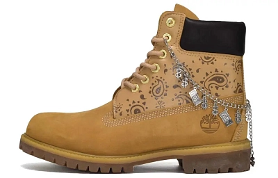 Timberland PREMIUM Abrasion Resistant Slip Resistant Short Outdoor Boots Women's Brown Yellow
