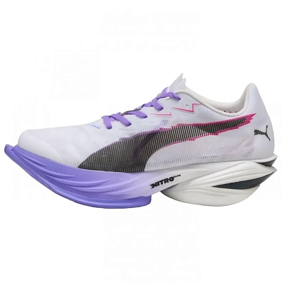 PUMA FAST R NITRO Elite 3 Breathable Running Shoes Unisex White Purple