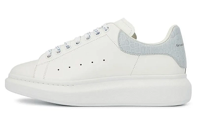 Alexander McQueen Oversized Sneaker 'White Light Blue Crocodile'