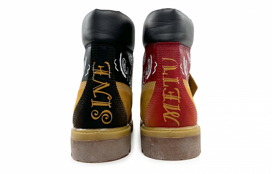 Timberland PREMIUM Short Martin Boot Men's Black Red Yellow купить в интернет-магазине Yoocart с быстрой доставкой по России.
