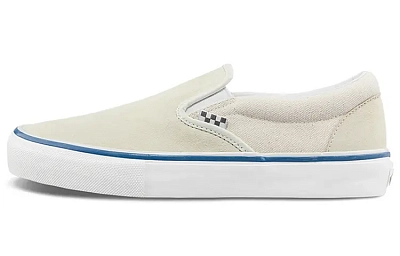 Vans Slip on Casual Low Tops Skateboarding Shoes Unisex White