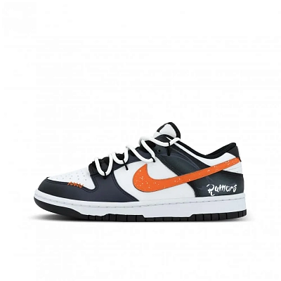 Nike Dunk Gorilla Mischief XJDD Dark Purple Shell Mother Low top Skateboard Shoes Unisex Dark Purple Orange