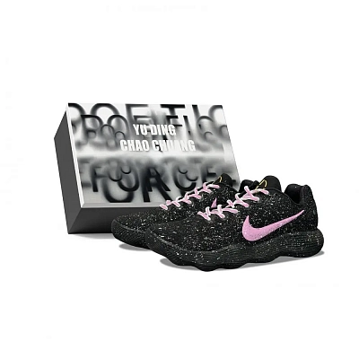 Nike Hyperdunk 2017 Basketball Shoes Unisex Low top Pink