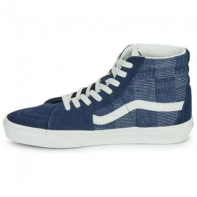 Vans Sk8 Hi High Top Skateboard Shoes Unisex Blue