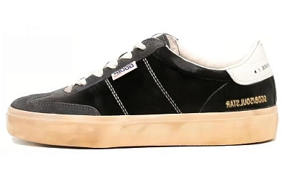 Golden Goose Soul Star Low top Skateboard Shoes Women's Black