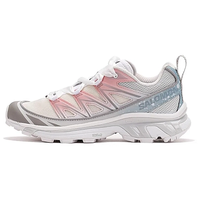 SALOMON XT-6 Anti-Slip And Wear-Resistant Breathable Low-Top Outdoor Shoes Unisex Pink Blue