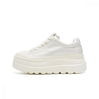 EBLAN Low Top Skateboard Shoes Women's White