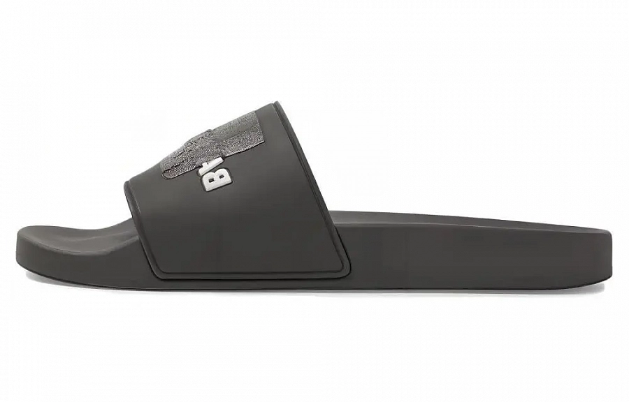 Balenciaga Rubber Sole Slide Slippers Men's Dark Gray купить в интернет-магазине Yoocart с быстрой доставкой по России.