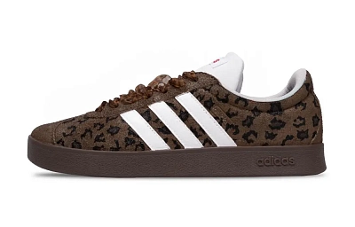 Adidas VL COURT 2.0 Leopard Low top Skateboard Shoes Unisex Black