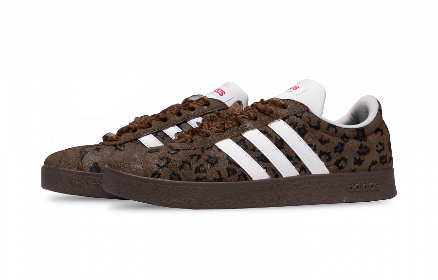 Adidas VL COURT 2.0 Leopard Low top Skateboard Shoes Unisex Black купить в интернет-магазине Yoocart с быстрой доставкой по России.