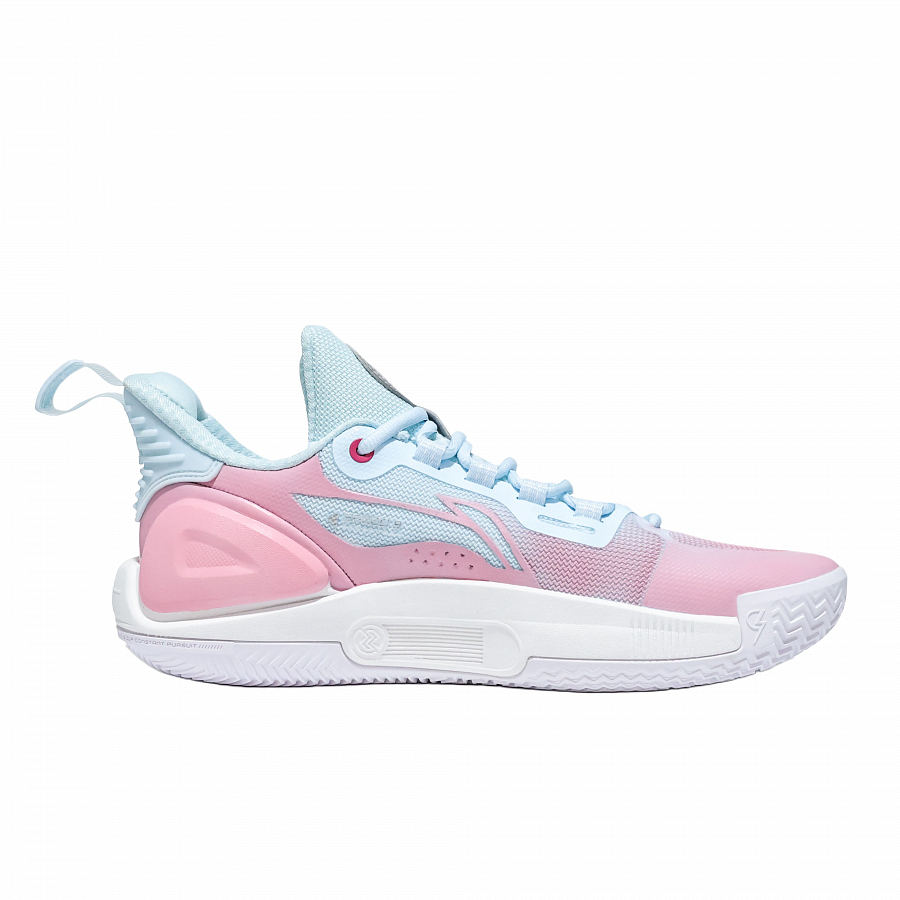 LiNing Speed 9 Shock Absorbers Slip Resistant Abrasion Resistant Low top Basketball Shoes Men's Ice Blue Pink купить в интернет-магазине Yoocart с быстрой доставкой по России.