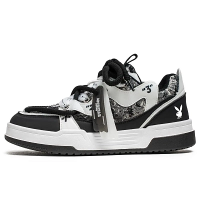 Playboy Cushioning Slip Resistant Height Increasing Skateboard Shoes Men's