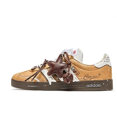 Adidas Neo VL Court Lifestyle Skateboard Shoes Unisex Low top Yellow/Brown