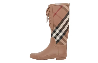 Burberry Vintage Knee high Boots Women's Birch Brown
