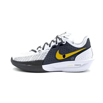 Nike Air Zoom G.T. Cut 3 Shark Pepper Cushioning Abrasion Resistant Support Low top Basketball Shoes Unisex Black White