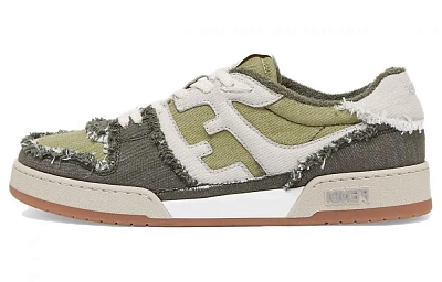 FENDI Logo Detailed Low Top Sneakers