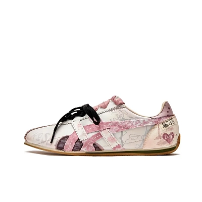 Onitsuka Tiger Runspark Anti-Slip Wear-Resistant Low-Top Running Shoes Unisex Pink