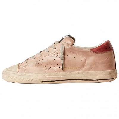 Golden Goose Super Star Low Top Skateboard Shoes Women's Pink