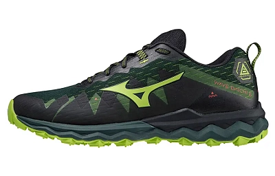 Mizuno Wave Daichi 6 Low Top Running Shoes Men's Black Green