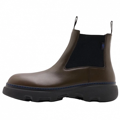 Burberry Creeper Chelsea Boots Men's Brown