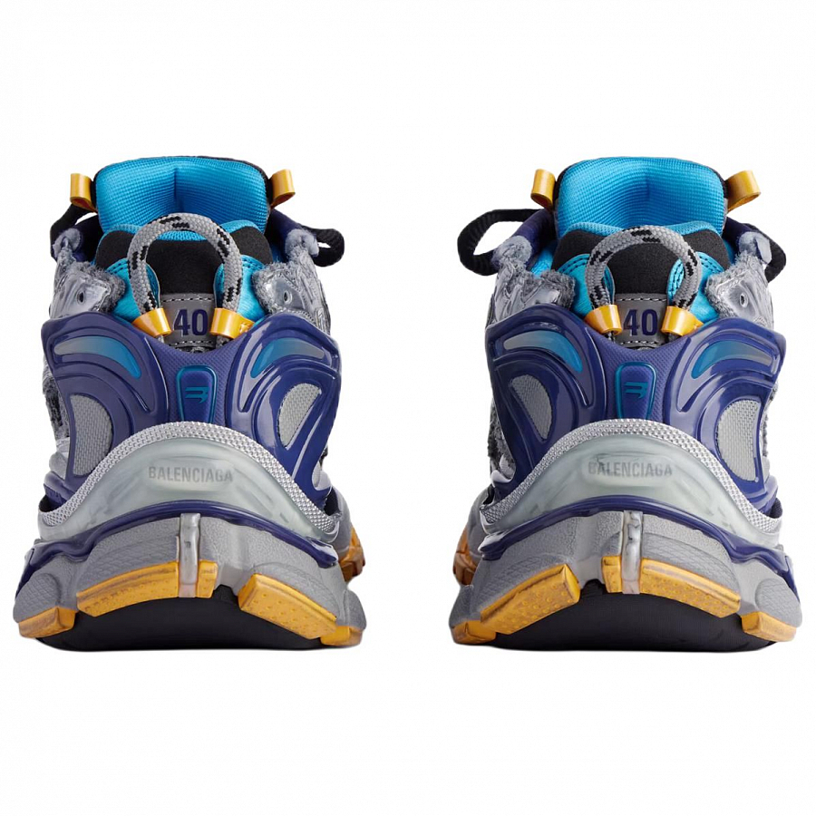 Balenciaga Runner Grey Blue Orange Aqua купить в интернет-магазине Yoocart с быстрой доставкой по России.
