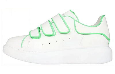 Alexander McQueen Oversize Sole Sneakers 'White Green' Women's