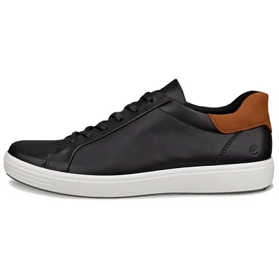 Ecco Soft 7 Low Top Skateboard Shoes Men's Black